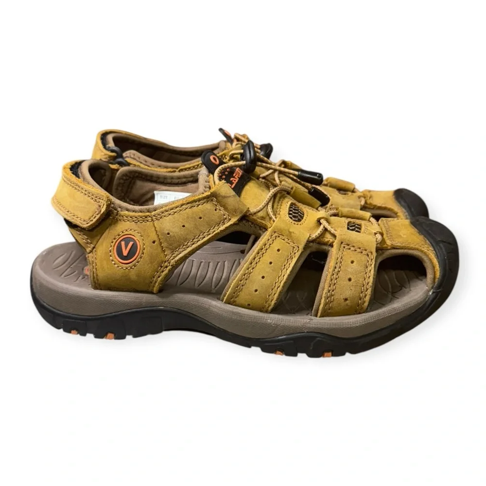 Vibrant Kids Sandals‎ - Yellow and Black